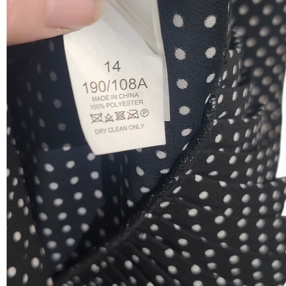 Kate Spade Dainty Dot Dress Size 14 - Picture 4 of 6